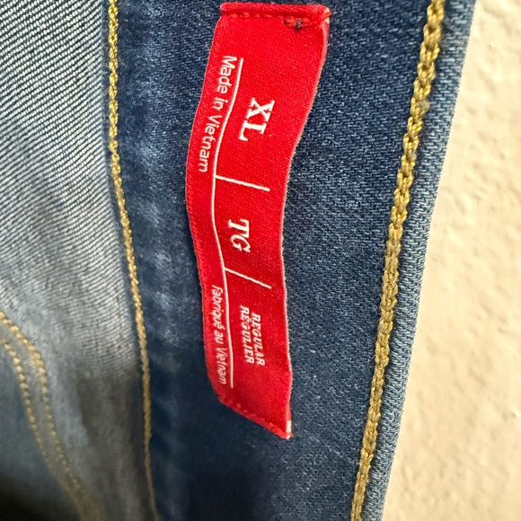 SPANX EveryWear Wide Leg Jeans XL Pacific Wash NWT - Picture 9 of 10